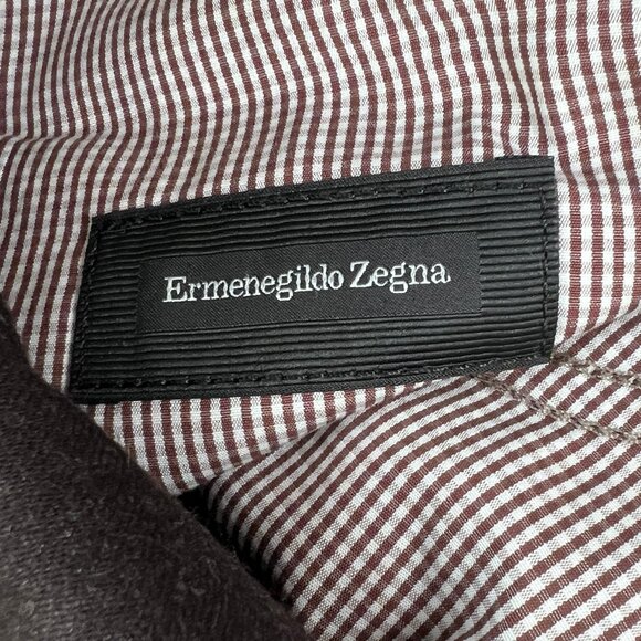Ermenegildo Zegna Brown Dress Pants - Picture 5 of 14